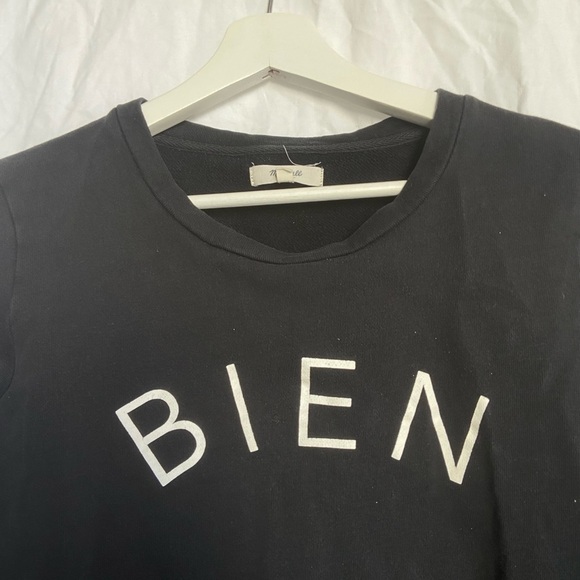Madewell Bien Fait Crewneck Sweatshirt Size Small - Picture 4 of 6